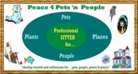 Peace 4 Pets n' People - a pet sitting business