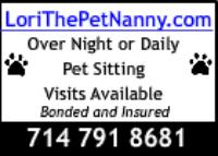 Lori The Pet Nanny.com