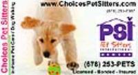 Homepage - Choices Pet Sitters - Bonded and insured professionals