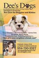 Coral Springs Pet Sitting Service